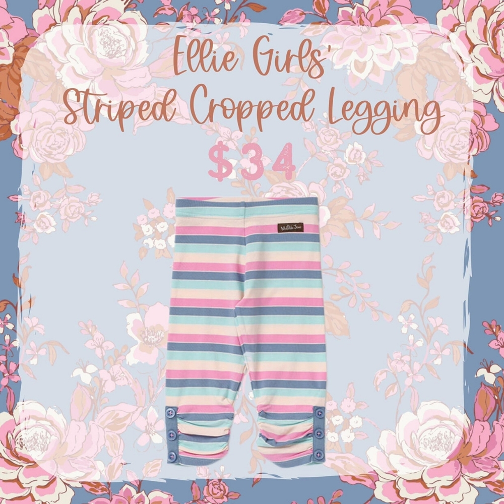 NWT Matilda Jane Girls Ellie Capri Leggings